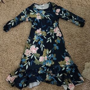 A dress with flowers on it